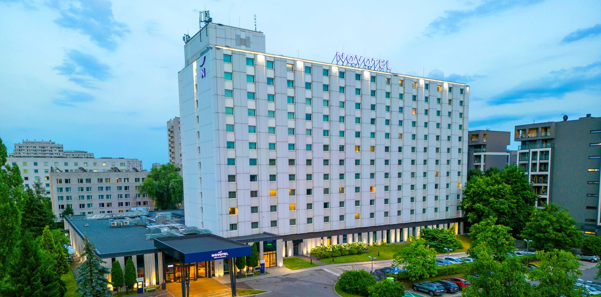 Novotel Kraków City West z lotu ptaka